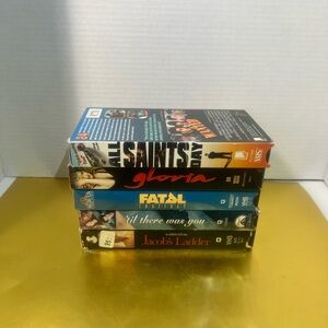Lots of 5 Vintage VHS Movie Collection